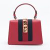 Gucci Sylvie Leather 2way handbag Red2