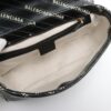 Gucci x Balenciaga GG Marmont Leather Chain shoulder bag Black 4434976