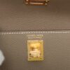 Hermes Kelly disorder Veau Epsom Etoupe Gold Metal fittings U 20226
