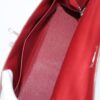 Hermes Kelly flag 32 Veau Epsom ROUGE KAZAK×WHITE Silver Metal fittings □Q20136