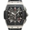 Hublot Spirit of Big Bang 641.NM.0173.LR 1281340 TIX LEATHER × RUBBER AT Skeleton dial