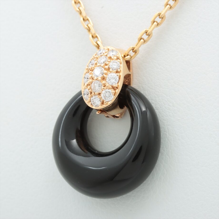 Van Cleef & Arpels Angélique Onyx diamond Necklace