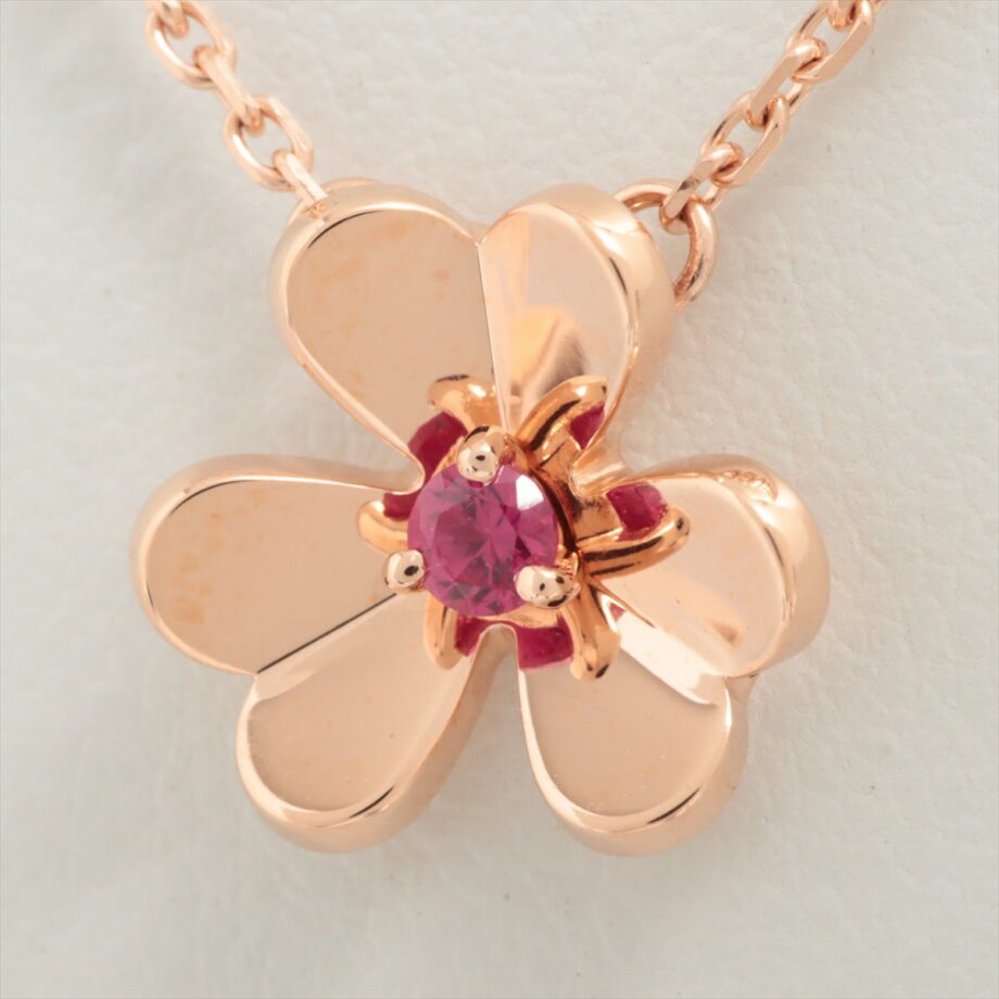 Van Cleef & Arpels Frivole Mini Ruby Necklace