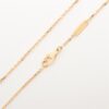 Van Cleef & Arpels Lucky Alhambra Papillon Tigar eye Necklace 750(YG) 6.5g VCARD985003