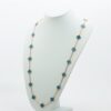 Van Cleef & Arpels Vintage Alhambra 20P Blue Agate Necklace