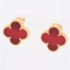 Van Cleef & Arpels Vintage Alhambra Carnelian Piercing jewelry