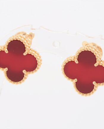 Van Cleef & Arpels Vintage Alhambra Carnelian Piercing jewelry