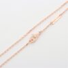 Van Cleef & Arpels Vintage Alhambra Obsidian diamond Necklace 750(PG) 6.2g Limited to 2023 holidays VCARP9T0003