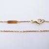 Van Cleef & Arpels Vintage Alhambra Onyx Necklace 750(YG) 5g Gap between onyx and border Bullion scratches VCARA458004