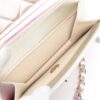 Chanel Mini Matelasse Lambskin Single flap single chain bag Pink Gold Metal fittings HA88J62A6