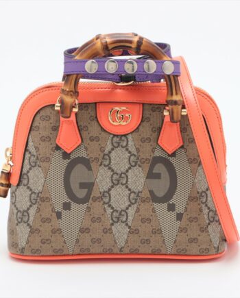 Gucci Diana Bamboo 2way handbag Orange 7157751