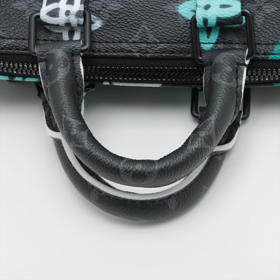 Louis Vuitton bag Monogram Eclipse Graffiti Keepall Bandoulière 25