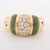 Bvlgari Gancho Green tourmaline diamond rings 750(YG) 10.9g Tourmaline2