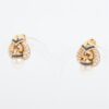Bvlgari Pearl diamond Earings 750(YG) 19.8g Sapphire shikake