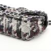 Chanel Mini Matelasse Tweed Single flap single chain bag Black × White Silver Metal fittings 284826673