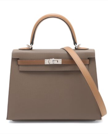 Hermes Kelly 25 Veau Epsom Étoupes x biscuis 2022
