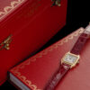 Cartier YearCirca 2000Model NameSantos Dumont ExtraflatReference No1577SizeMax length 160mm, Case diameter 23mm4