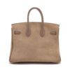 Hermes Birkin 25 Grizzly x Voswift Griscaille x etoupes Silver Metal fittings Z 202102