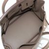 Hermes Birkin 25 Grizzly x Voswift Griscaille x etoupes Silver Metal fittings Z 202105