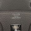 Hermes Birkin 25 Togo Grimayer Silver Metal fittings B 20238
