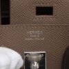 Hermes Birkin 25 Veau Epsom Étoupe x Grippard x Ébène Silver Metal fittings B 20237