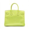 Hermes Candy Birkin 30 Veau Epsom Kiwi x chartreuse Silver Metal fittings □N20102