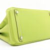 Hermes Candy Birkin 30 Veau Epsom Kiwi x chartreuse Silver Metal fittings □N20104