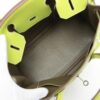 Hermes Candy Birkin 30 Veau Epsom Kiwi x chartreuse Silver Metal fittings □N20106