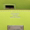 Hermes Candy Birkin 30 Veau Epsom Kiwi x chartreuse Silver Metal fittings □N20107