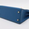 Hermes Kelly 25 Veau Epsom Blue royale Gold Metal fittings U 20223