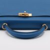 Hermes Kelly 25 Veau Epsom Blue royale Gold Metal fittings U 20225