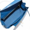 Hermes Kelly 25 Veau Epsom Blue royale Gold Metal fittings U 20226