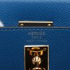 Hermes Kelly 25 Veau Epsom Blue royale Gold Metal fittings U 20227
