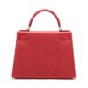 Hermes Kelly 28 Veau Epsom Rouge casaque Gold Metal fittings T20152