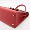 Hermes Kelly 28 Veau Epsom Rouge casaque Gold Metal fittings T20153