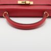 Hermes Kelly 28 Veau Epsom Rouge casaque Gold Metal fittings T20155