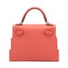 Hermès Kelly Doll Picts Alligator x Epson Rose texas Silver Metal fittings B 20232