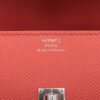 Hermès Kelly Doll Picts Alligator x Epson Rose texas Silver Metal fittings B 20237