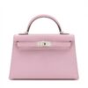 Hermes mini kelly 2 20 Veau Epsom Mauve sylvestre Silver Metal fittings U 20221