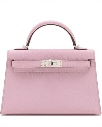 Hermes mini kelly 2 20 Veau Epsom Mauve sylvestre 2022