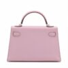 Hermes mini kelly 2 20 Veau Epsom Mauve sylvestre Silver Metal fittings U 20222