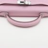 Hermes mini kelly 2 20 Veau Epsom Mauve sylvestre Silver Metal fittings U 20225