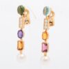 Bvlgari Allegra Multicolor Pearl diamond Earings 750(YG) 14.0g1
