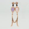 Bulgari Festa Amethyst rose quartz Piercing jewelry