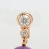 Bvlgari Festa Amethyst rose quartz Piercing jewelry 750(PG) 22.8g Diamond curette cake diamond6