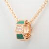 Bvlgari Serpenti Viper Malachite diamond Necklace 750(PG) 11.2g1