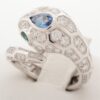 Bvlgari Serpenti diamond Sapphire rings
