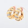 Bvlgari Tubogas Earings 750(YG)×SS Total 26.4 g 1