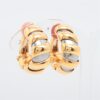 Bvlgari Tubogas Earings 750(YG)×SS Total 26.4 g 2