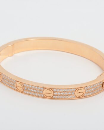 Love Pavé Cartier diamond Bracelet